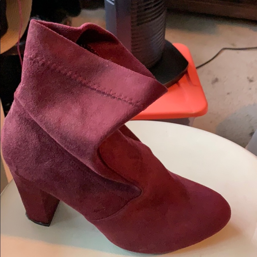 Cute Burgundy booties